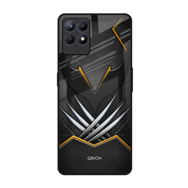 Black Warrior Glass Case for Realme Narzo 50 Online Sale