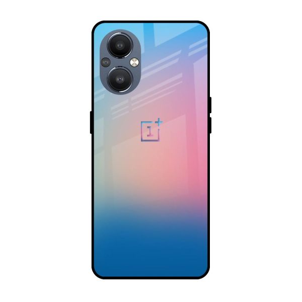 Blue & Pink Ombre Glass case for OnePlus Nord N20 5G Online