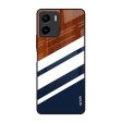 Bold Stripes Glass Case for Vivo Y15s Online