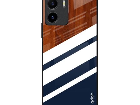 Bold Stripes Glass Case for Vivo Y15s Online