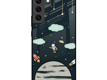 Astronaut Dream Glass Case For Samsung Galaxy S22 5G Supply