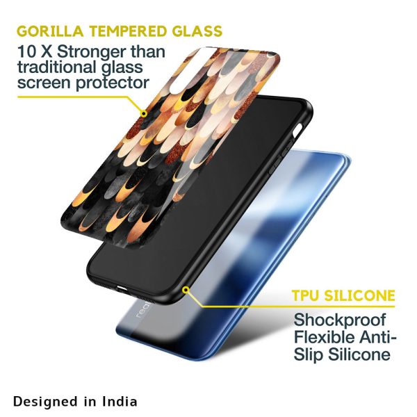 Bronze Abstract Glass Case for Realme Narzo 50 Discount