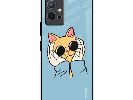 Adorable Cute Kitty Glass Case For Vivo Y75 5G For Discount