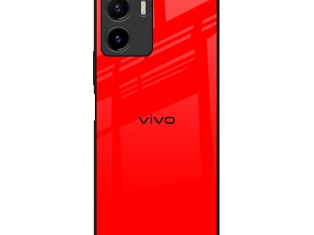 Blood Red Glass Case for Vivo Y15s For Sale