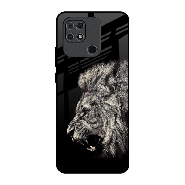 Brave Lion Glass Case for Redmi 10 For Cheap