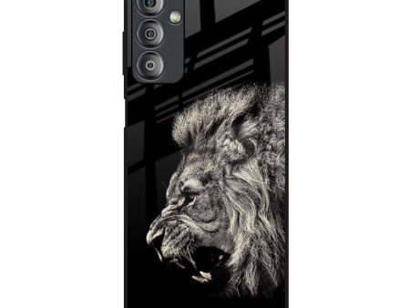 Brave Lion Glass Case for Samsung Galaxy F23 5G For Cheap