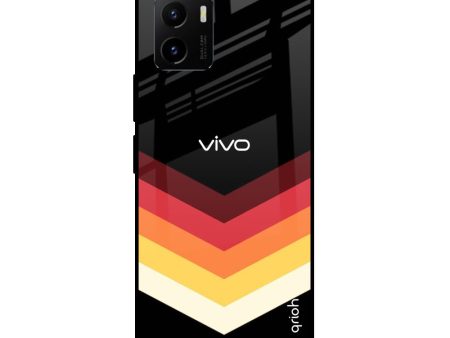 Abstract Arrow Pattern Glass Case For Vivo Y15s For Sale