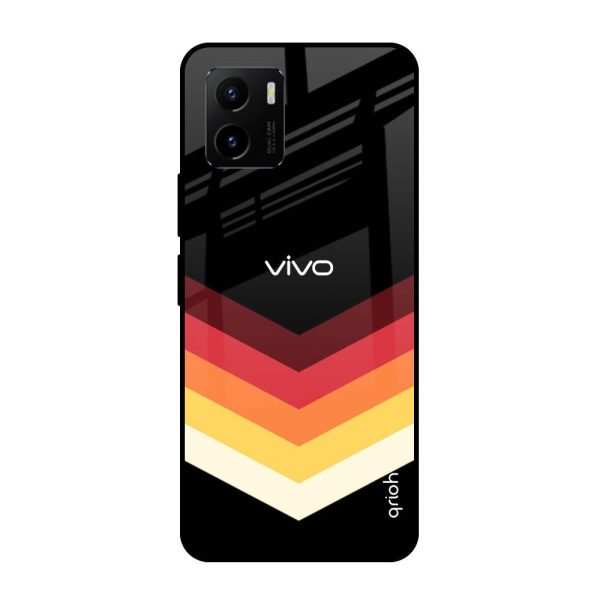 Abstract Arrow Pattern Glass Case For Vivo Y15s For Sale