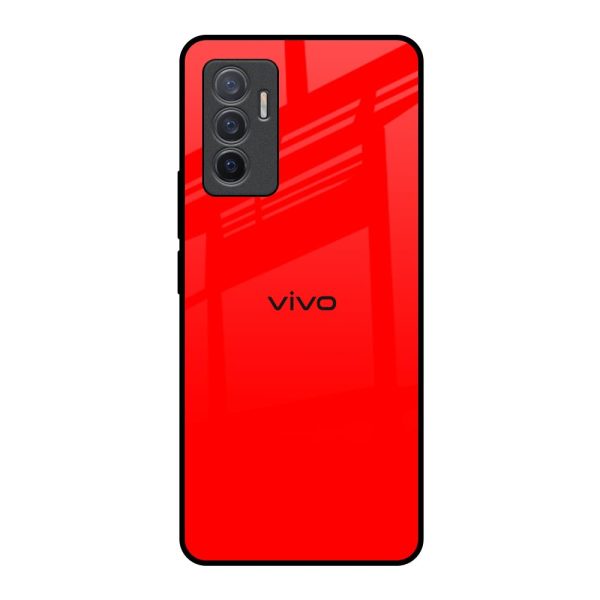 Blood Red Glass Case for Vivo V23e 5G Sale