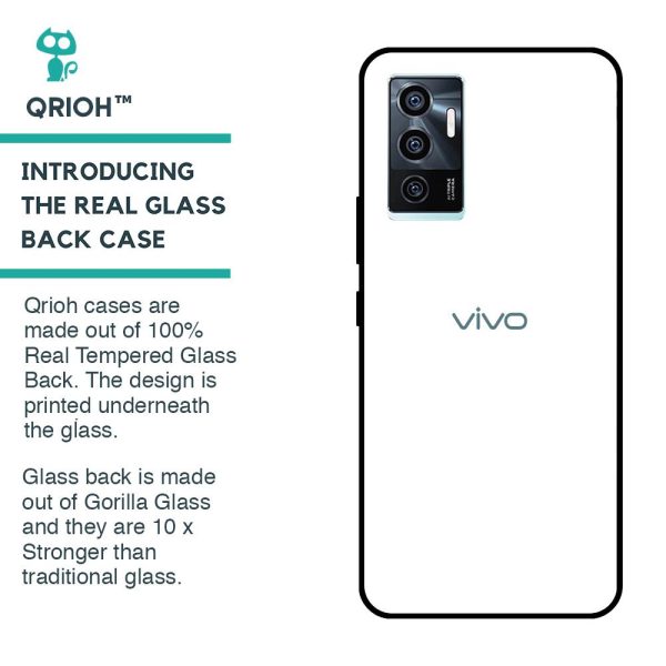 Arctic White Glass Case for Vivo V23e 5G Hot on Sale