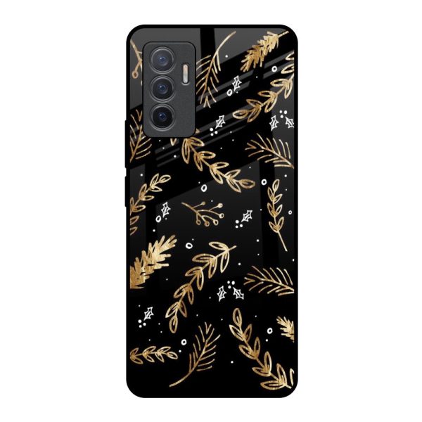 Autumn Leaves Glass Case for Vivo V23e 5G Online now