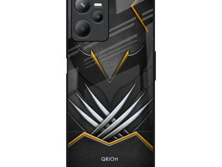 Black Warrior Glass Case for Realme C35 Supply