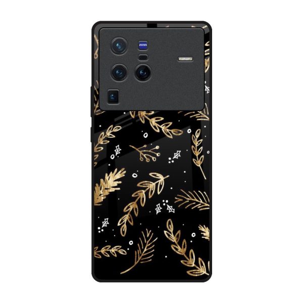 Autumn Leaves Glass Case for Vivo X80 Pro 5G Online Sale