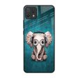 Adorable Baby Elephant Glass Case For Oppo A16K For Discount