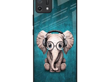 Adorable Baby Elephant Glass Case For Oppo A16K For Discount