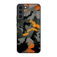 Camouflage Orange Glass Case For Samsung Galaxy S22 5G Discount