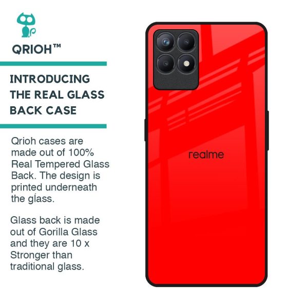 Blood Red Glass Case for Realme Narzo 50 Supply