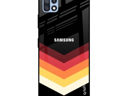 Abstract Arrow Pattern Glass Case For Samsung Galaxy F42 5G Cheap