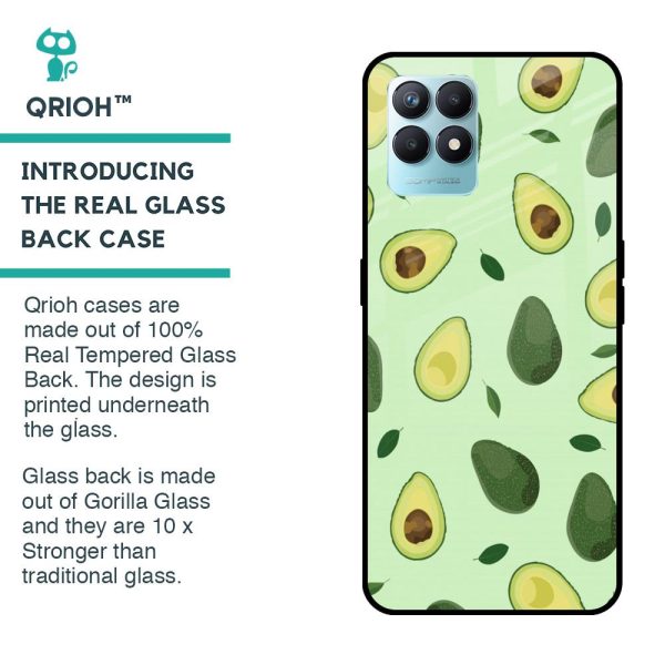 Avocado Green Glass Case For Realme Narzo 50 Online now