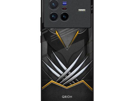 Black Warrior Glass Case for Vivo X80 5G Supply