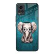 Adorable Baby Elephant Glass Case For Vivo Y73 For Sale