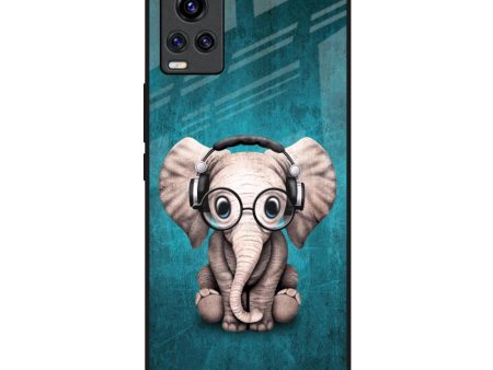 Adorable Baby Elephant Glass Case For Vivo Y73 For Sale