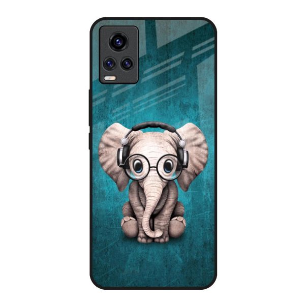 Adorable Baby Elephant Glass Case For Vivo Y73 For Sale