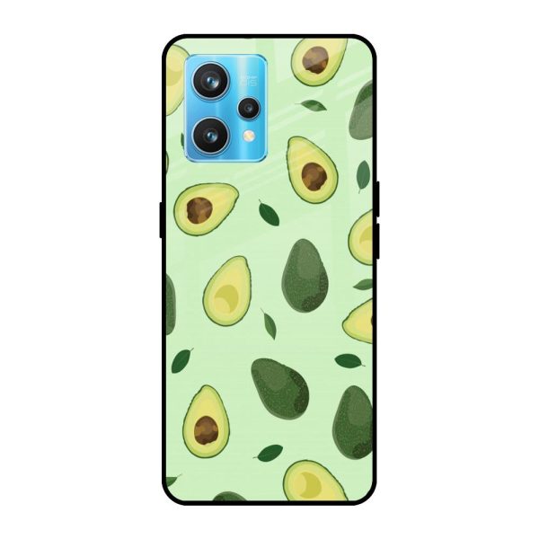 Avocado Green Glass Case For Realme 9 Pro Plus Online Sale