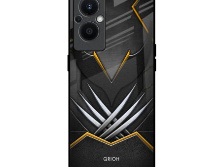 Black Warrior Glass Case for OPPO F21 Pro 5G Supply