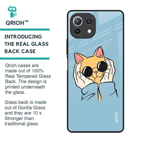 Adorable Cute Kitty Glass Case For Mi 11 Lite NE 5G Online Hot Sale