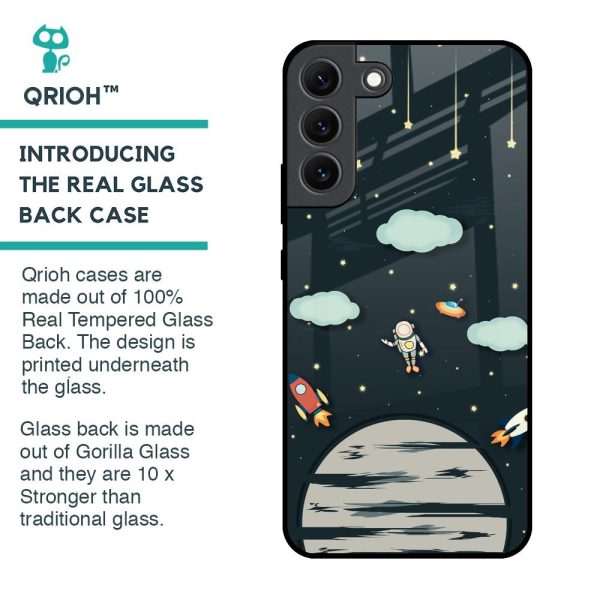 Astronaut Dream Glass Case For Samsung Galaxy S22 5G Supply