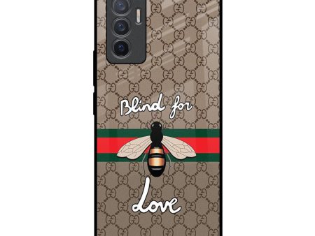 Blind For Love Glass Case for Vivo V23e 5G Online Sale