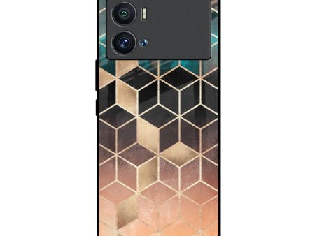 Bronze Texture Glass Case for iQOO 9 Pro Online Sale