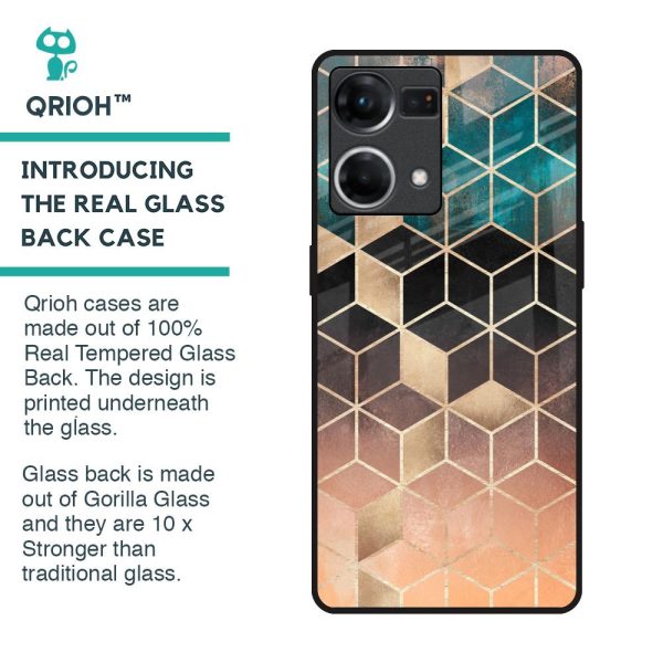 Bronze Texture Glass Case for OPPO F21 Pro Online now