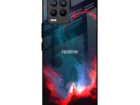 Brush Art Glass Case For Realme 8 Pro Online Hot Sale