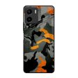 Camouflage Orange Glass Case For Vivo Y15s Supply