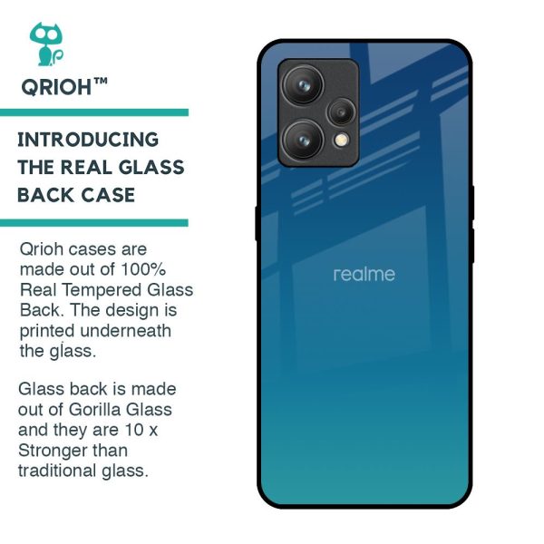 Celestial Blue Glass Case For Realme 9 Pro Plus Discount