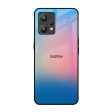 Blue & Pink Ombre Glass case for Realme 9 Pro Plus Fashion