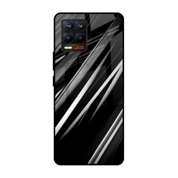 Black & Grey Gradient Glass Case For Realme 8 Pro Supply