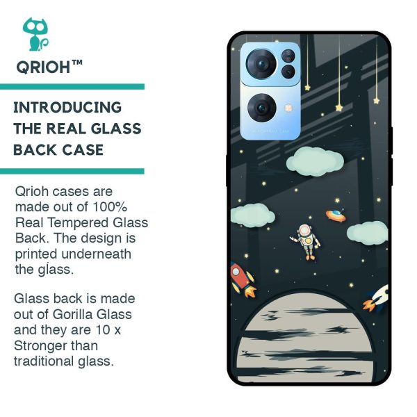 Astronaut Dream Glass Case For Oppo Reno7 Pro 5G Online