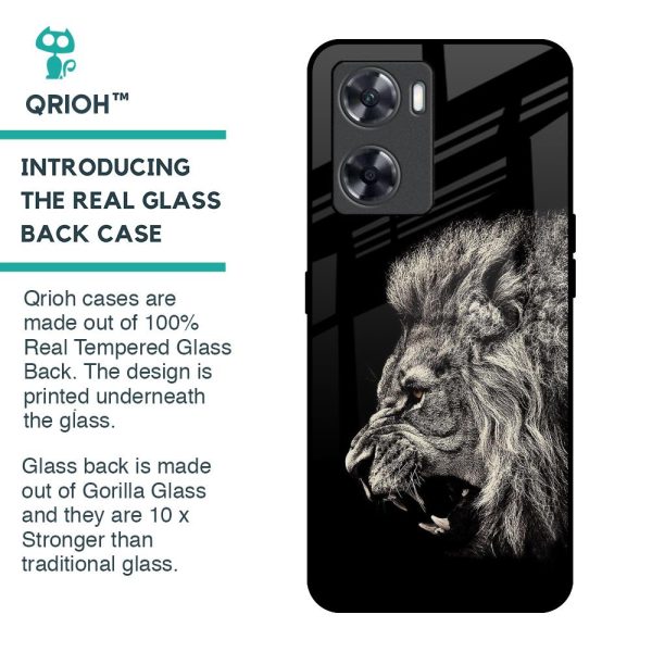 Brave Lion Glass Case for Oppo A57 4G For Cheap