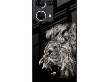 Brave Lion Glass Case for OPPO F21 Pro on Sale