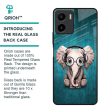 Adorable Baby Elephant Glass Case For Vivo Y15s Hot on Sale