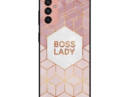 Boss Lady Glass Case for Samsung Galaxy M13 Fashion