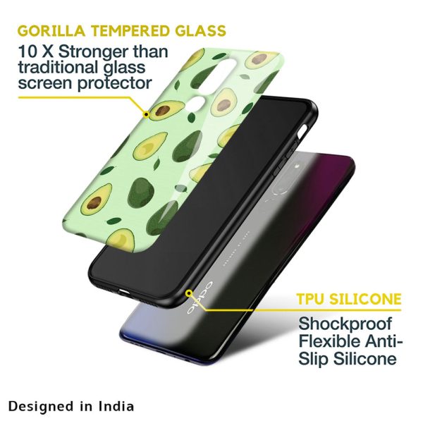 Avocado Green Glass Case For Oppo A16K For Discount