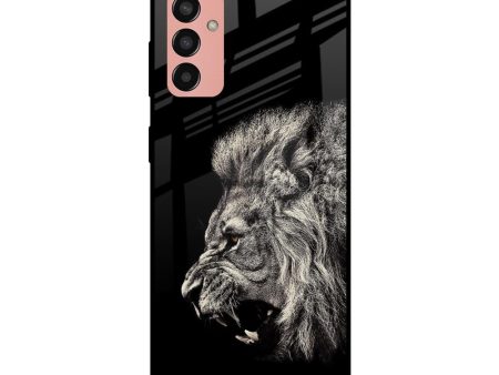 Brave Lion Glass case for Samsung Galaxy M13 Fashion