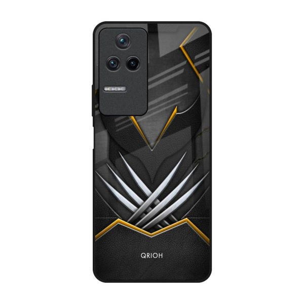 Black Warrior Glass Case for Poco F4 5G on Sale