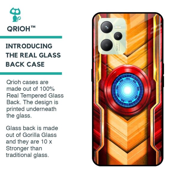 Arc Reactor Glass Case for Realme C35 Fashion