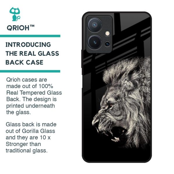 Brave Lion Glass Case for Vivo T1 5G Online