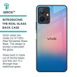 Blue & Pink Ombre Glass case for Vivo T1 5G For Cheap